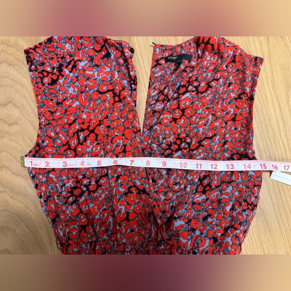 MAJE Pioma Smocked Leopard-Print Jumpsuit Women's
Size 36 - Picture 7 of 12